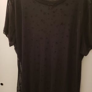 Torrid size 3 sheer mesh star tee shirt